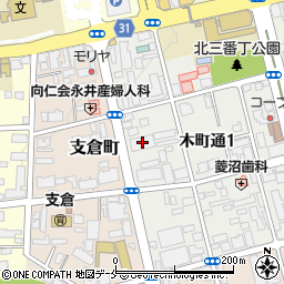 仙台市役所　交通局業務課庶務係周辺の地図