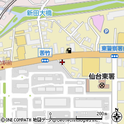 クレフラスト苦竹駅東周辺の地図
