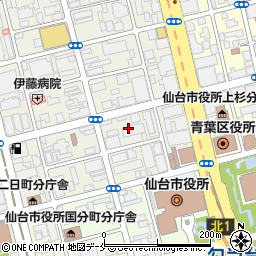 宮城県仙台市青葉区二日町6周辺の地図
