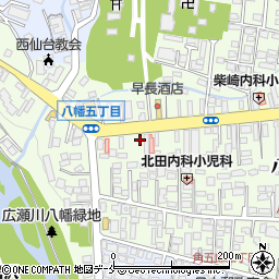 早坂商店周辺の地図