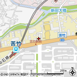 ファミリーマート苦竹２丁目店周辺の地図
