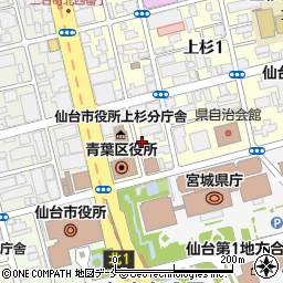 学研教室　北日本支社仙台事務局周辺の地図