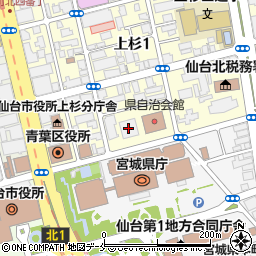 株式会社日本農業新聞　東北支所周辺の地図
