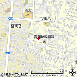 ライブラリ仙台小田原周辺の地図