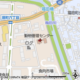 仙台市動物管理センター周辺の地図