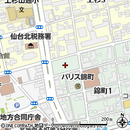 日本放送協会仙台放送局周辺の地図