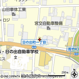 宮城三菱日の出町店周辺の地図
