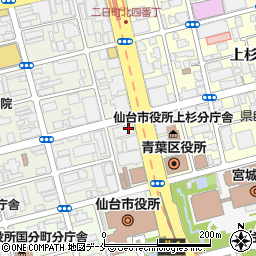 ファミリーマート仙台二日町店周辺の地図