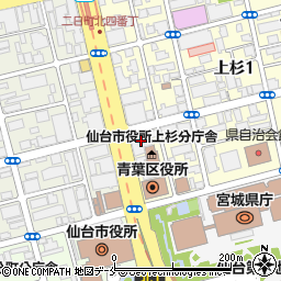 株式会社インターコスモス仙台支店周辺の地図