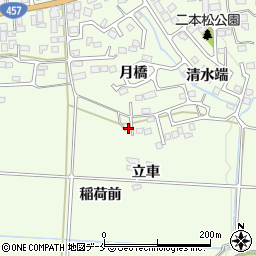 宮城県仙台市青葉区下愛子月橋66周辺の地図