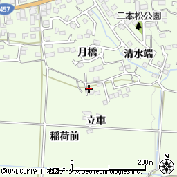 宮城県仙台市青葉区下愛子月橋67周辺の地図