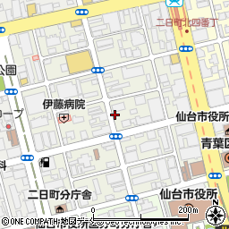 タイムズカー仙台二日町店周辺の地図