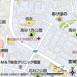 東芝電材マーケティング株式会社　仙台営業所周辺の地図
