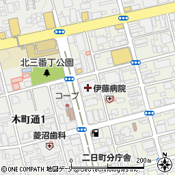 イオン仙台晩翠通店周辺の地図