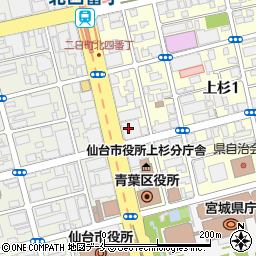 イオンエクスプレス仙台上杉店周辺の地図