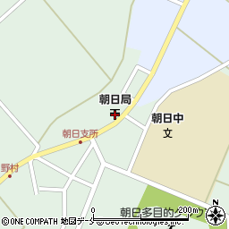 朝日郵便局 ＡＴＭ周辺の地図