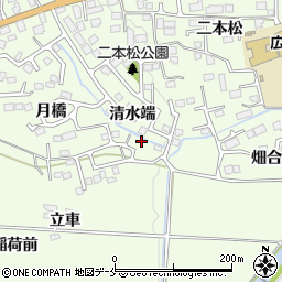 宮城県仙台市青葉区下愛子月橋55-16周辺の地図