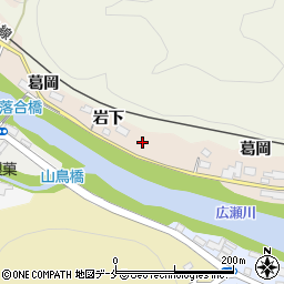 宮城県仙台市青葉区郷六岩下周辺の地図