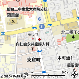 有限会社高岡測量設計　仙台事務所周辺の地図