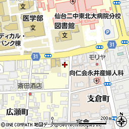 タイムズ仙台広瀬町駐車場周辺の地図
