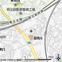 原町六丁目公園周辺の地図