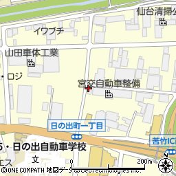 仙台日新自動車株式会社　宮城交通駐在周辺の地図
