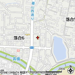 セブンイレブン仙台落合６丁目店周辺の地図