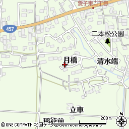 宮城県仙台市青葉区下愛子月橋35-33周辺の地図