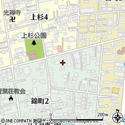 ボナール錦町周辺の地図