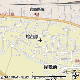 宮城県仙台市青葉区上愛子蛇台原周辺の地図