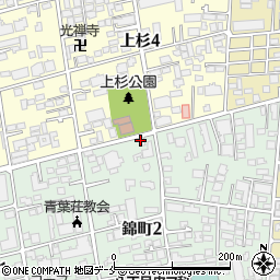 丸美家餅菓子店錦町店周辺の地図