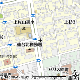 富士電機株式会社　東北支社周辺の地図