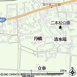 宮城県仙台市青葉区下愛子月橋35-11周辺の地図