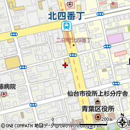 仙台市役所まちづくり政策局　情報システム課・課長周辺の地図