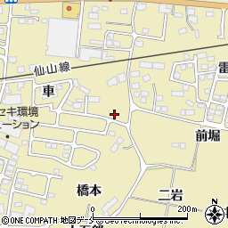 宮城県仙台市青葉区上愛子車20周辺の地図