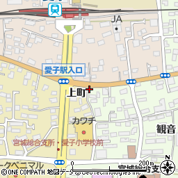 仙台ホルモン・焼肉 ときわ亭 愛子駅前店周辺の地図