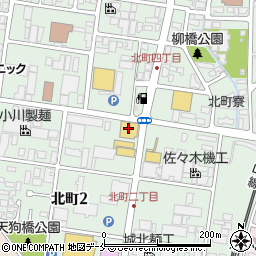 ネッツトヨタ山形　山形北町店周辺の地図
