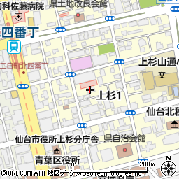 仙台自動車協会周辺の地図