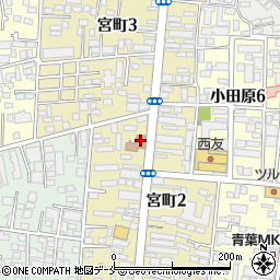 株式会社阿部幸商店　宮町本店周辺の地図