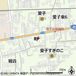 宮城県仙台市青葉区下愛子町周辺の地図