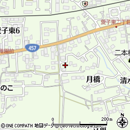 宮城県仙台市青葉区下愛子月橋30-7周辺の地図