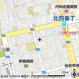 株式会社イマス仙台営業所周辺の地図
