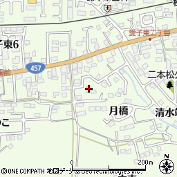 宮城県仙台市青葉区下愛子月橋19周辺の地図