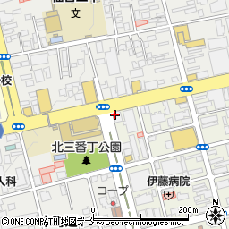 仙台合同公証人役場　北見映雅公証人周辺の地図