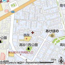 宮城フロント工業株式会社周辺の地図