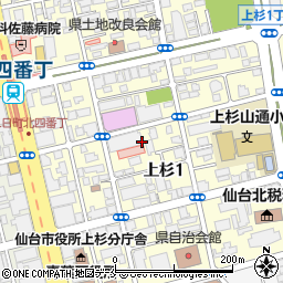 株式会社ササエイ薬局　仙台営業所周辺の地図