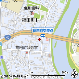 ホワイト急便　福田町１丁目店周辺の地図