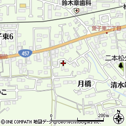 宮城県仙台市青葉区下愛子月橋24-8周辺の地図