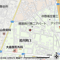 県営アパート鈴川第二団地３号周辺の地図