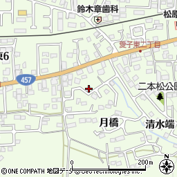 宮城県仙台市青葉区下愛子月橋21周辺の地図